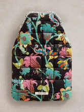 Load image into Gallery viewer, White Stuff - Reversible Hot Water Bottle - Black Print