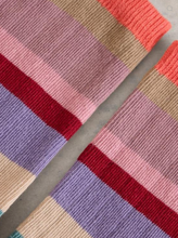 Load image into Gallery viewer, White Stuff - Ribbed Stripe Ankle Socks - Blue Multi