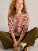 Load image into Gallery viewer, White Stuff - Rosie Space Dye Jumper - Pink Multi