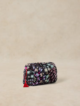 Load image into Gallery viewer, White Stuff - Shelby Quilted Washbag in Black Print