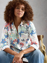 Load image into Gallery viewer, White Stuff - Sophie Organic Cotton Shirt in Ivory Multi