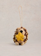 Load image into Gallery viewer, White Stuff - Star Hedgehog Hanging Decoration