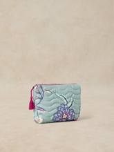 Load image into Gallery viewer, White Stuff - Stella Quilted Wash Bag in Blue Print
