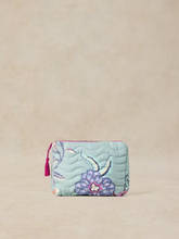 Load image into Gallery viewer, White Stuff - Stella Quilted Wash Bag in Blue Print