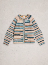 Load image into Gallery viewer, White Stuff - Suzanna Crew Cardi in Blue Multi
