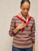 Load image into Gallery viewer, White Stuff - Talia Nep Stripe Jumper in Natural Multi