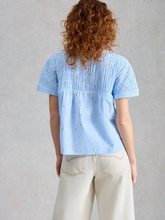 Load image into Gallery viewer, White Stuff - Tammie Organic Cotton Shirt in Blue Multi
