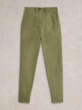 Load image into Gallery viewer, White Stuff - Twister Chino Trouser in Khaki Green