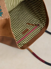 Load image into Gallery viewer, White Stuff - Winter Crochet Tote Bag in Natural Multi