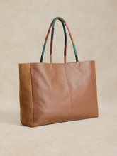 Load image into Gallery viewer, White Stuff - Winter Crochet Tote Bag in Natural Multi