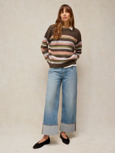 Load image into Gallery viewer, White Stuff - Blurred Stripe Jumper in Brown Multi