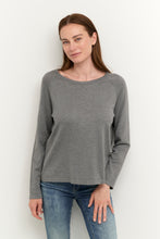 Load image into Gallery viewer, Culture - Annemarie Solid Jumper - Mid Grey Melange