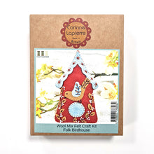 Load image into Gallery viewer, Corinne Lapierre - Mini Felt Craft Kit - Folk Birdhouse