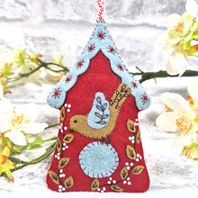 Load image into Gallery viewer, Corinne Lapierre - Mini Felt Craft Kit - Folk Birdhouse