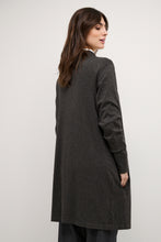 Load image into Gallery viewer, Culture - Annemarie Long Cardigan - Raven Melange