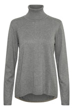 Load image into Gallery viewer, Culture - Annemarie Loose Roll-Neck - Mid Grey Melange