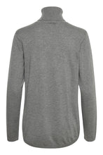 Load image into Gallery viewer, Culture - Annemarie Loose Roll-Neck - Mid Grey Melange