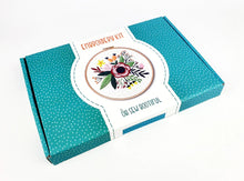 Load image into Gallery viewer, Oh Sew Bootiful- Handmade Embroidered Kit Hoop Art