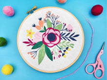 Load image into Gallery viewer, Oh Sew Bootiful- Handmade Embroidered Kit Hoop Art