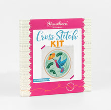 Load image into Gallery viewer, Hawthorn Handmade - Hummingbird Cross Stitch Kit