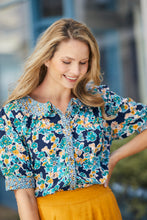 Load image into Gallery viewer, Lily & Me - Saltgrass Shirt Iris - Navy