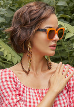 Load image into Gallery viewer, Powder - Sunglasses Chain Wave - Tortoiseshell