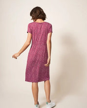Load image into Gallery viewer, White Stuff - Tallie Eco Vero Jersey Dress - Plum Multi