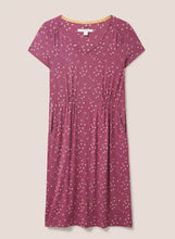 Load image into Gallery viewer, White Stuff - Tallie Eco Vero Jersey Dress - Plum Multi