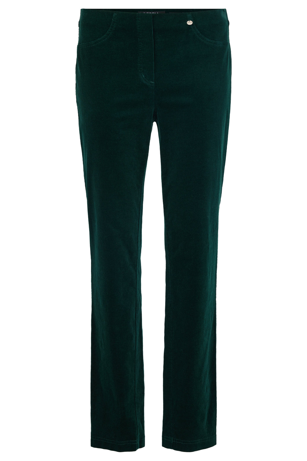 Robell - 52457 54363 Bella Needlecord Trousers - Green 890