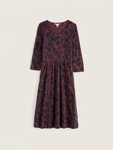 Load image into Gallery viewer, Sea Salt - Enor Dress in Allium Flowers Plum Berry
