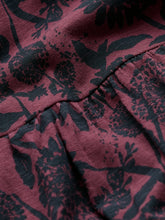 Load image into Gallery viewer, Sea Salt - Enor Dress in Allium Flowers Plum Berry
