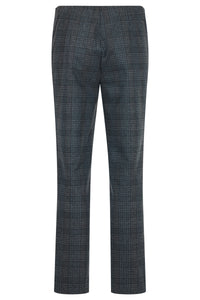 Robell - 52499 55042 Mimi Trousers - Black Blue Check 90