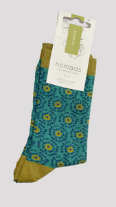 Nomads - Bamboo Petal Burst Socks - Antigua