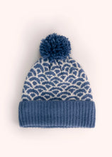 Load image into Gallery viewer, Powder - Agatha Pompom Hat in Denim Mix
