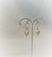 Load image into Gallery viewer, Alice Rose Jewellery - Circle Pearl Earrings
