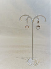Load image into Gallery viewer, Alice Rose Jewellery - Cut Out Silver Heart Earrings
