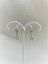 Load image into Gallery viewer, Alice Rose Jewellery - Cut Out Silver Star Earrings
