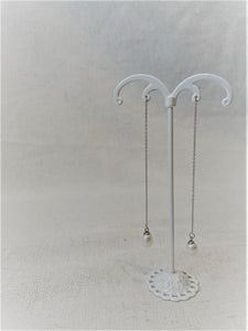 Alice Rose Jewellery - Dangly Pearl Earrings