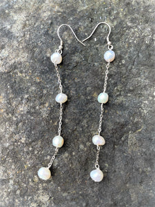 Alice Rose Jewellery - Drop 4 Pearl Earrings