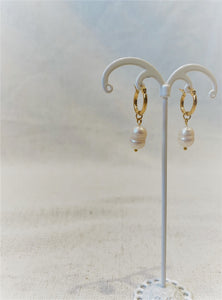 Alice Rose Jewellery - Gold Pearl Earrings