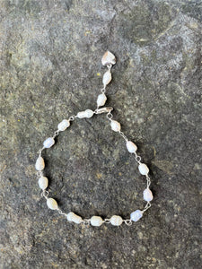Alice Rose Jewellery - Pearl Sterling Silver Bracelet