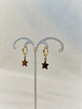 Load image into Gallery viewer, Alice Rose Jewellery - Star Hoops Gold
