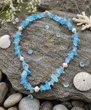 Load image into Gallery viewer, Alice Rose Jewellery - Aquamarine Necklace

