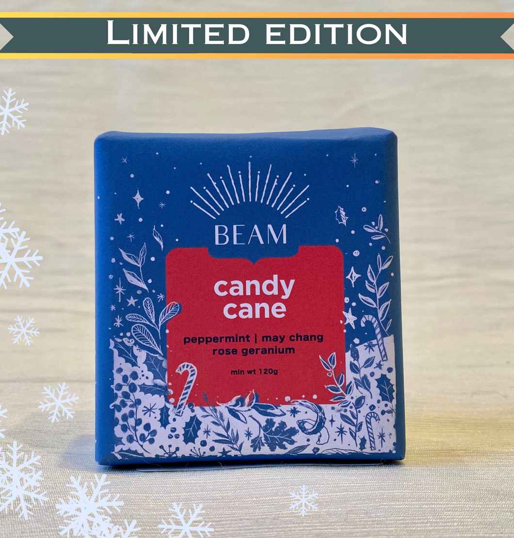 Beam - Festive Soap 120g in Candy Cane
