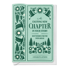 Load image into Gallery viewer, Bird &amp; Co Studio - Exciting New Chapter Reusable Card
