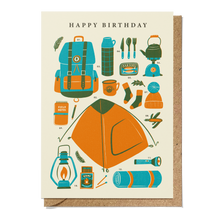 Load image into Gallery viewer, Bird &amp; Co Studio - Wild Camping Kit Birthday Card
