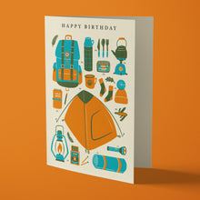 Load image into Gallery viewer, Bird &amp; Co Studio - Wild Camping Kit Birthday Card
