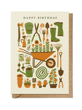 Load image into Gallery viewer, Bird &amp; Co Studio - Gardening Kit Birthday Card
