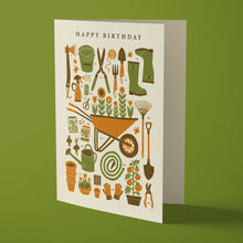 Load image into Gallery viewer, Bird &amp; Co Studio - Gardening Kit Birthday Card
