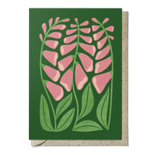 Load image into Gallery viewer, Bird &amp; Co Studio - Foxglove Reusable Card
